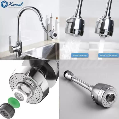 FlexiFlow™ 360° Rotating Faucet Extension – Effortless &amp; Versatile Water Control