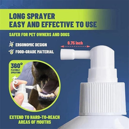 FreshPaws™ No-Brushing Pet Oral Care Spray – Easy Dental Hygiene for Pets